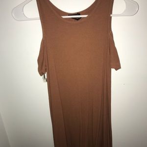 forever 21 cold shoulder dress